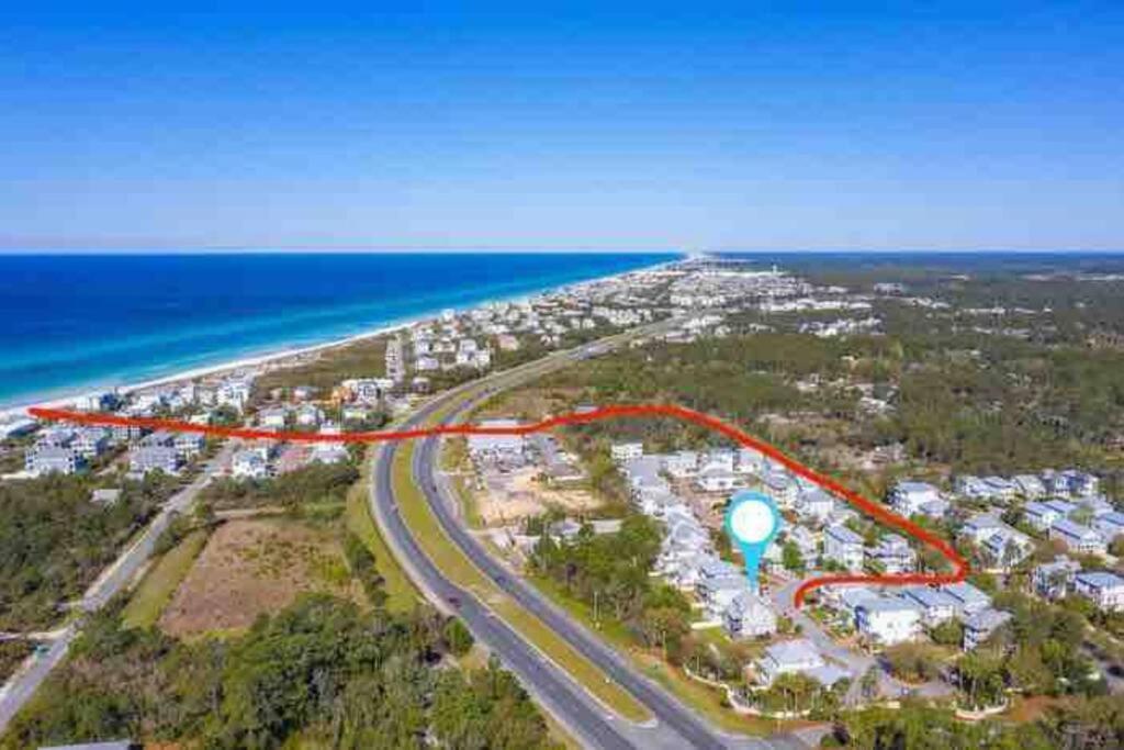30A Coastal Home Walk To Beach, Lake & Pool Inlet Beach Eksteriør billede